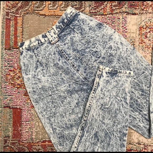 Vintage Chic Acid Wash High Rise Mom Jeans Sz 4 - Picture 10 of 12